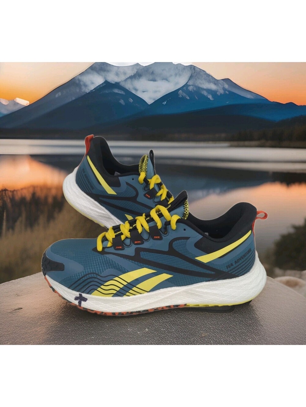 REEBOK FE4 ADVENTURE WORK SHOES COMPOSITE TOE BOOTS RB3611 MEN 12 WIDE ASTM ANSI